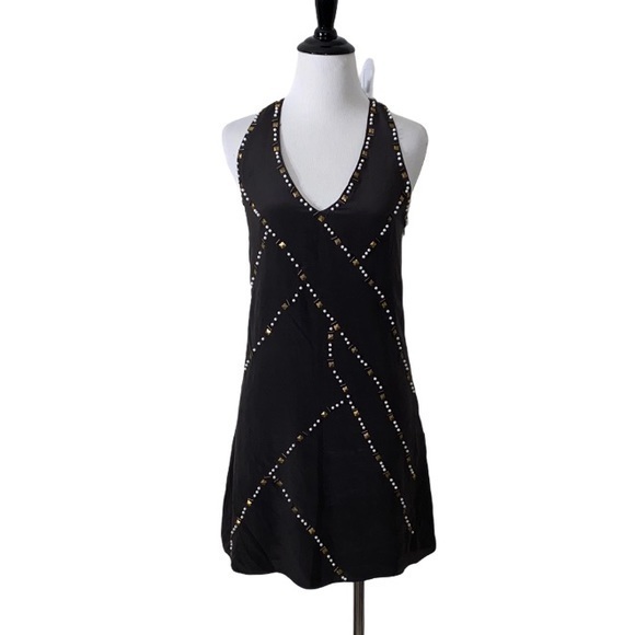 Aryn K Dresses & Skirts - Aryn k women’s XS Silk beaded‎ dress